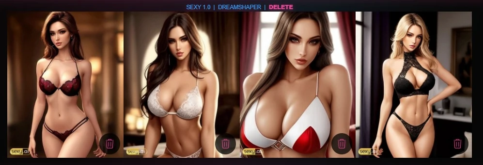 Sexy AI - Result of Image Generation