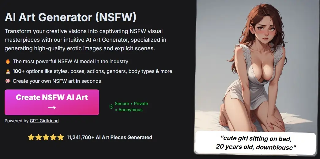 GPTgirlfriend - AI NSFW Art Generator