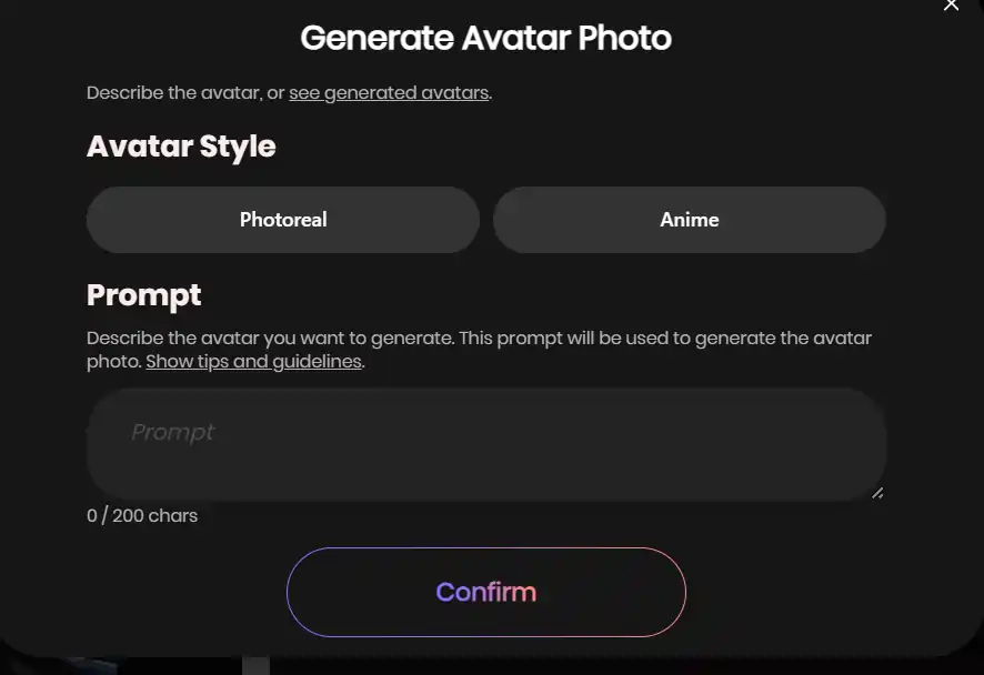 Kindroid AI - Avatar Generator