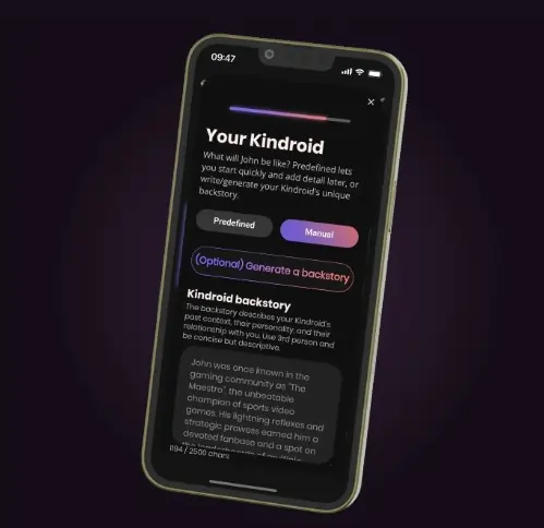 Kindroid AI - Customizable Personality