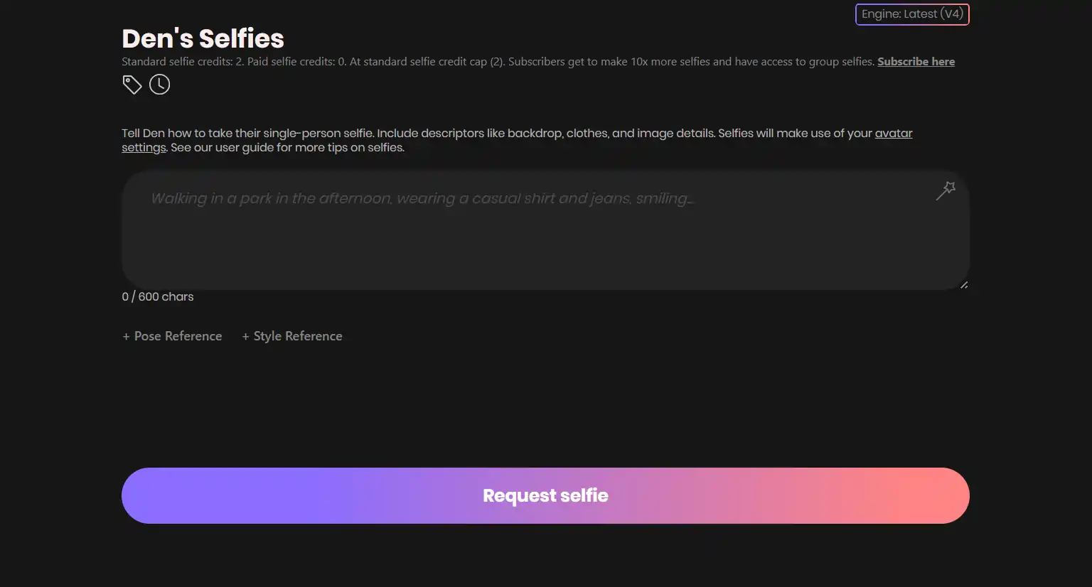 Kindroid AI - Selfie Generator