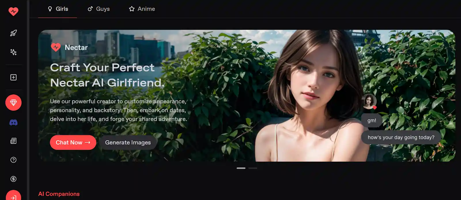 Nectar AI - User Interface