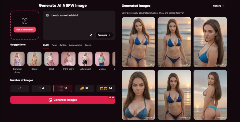 Fantasygf - AI Image Generation