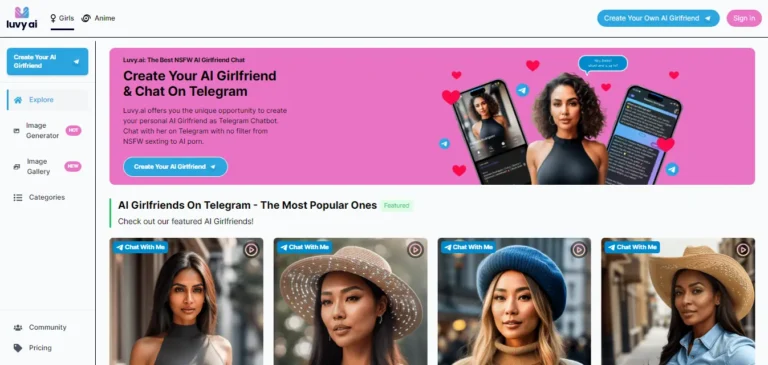 Luvy.ai User Interface