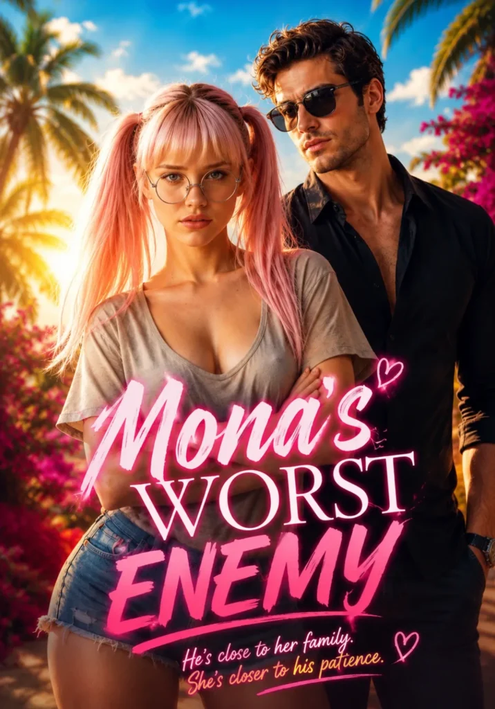 Mona's Worst Enemy poster on Candy AI Shorts, featuring Mona Newman