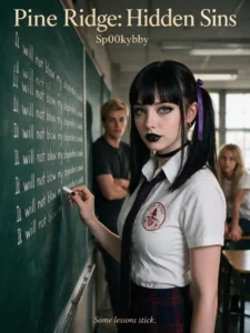 Pine Ridge: Hidden Secrets poster on Candy AI Shorts, featuring Sp00kybby