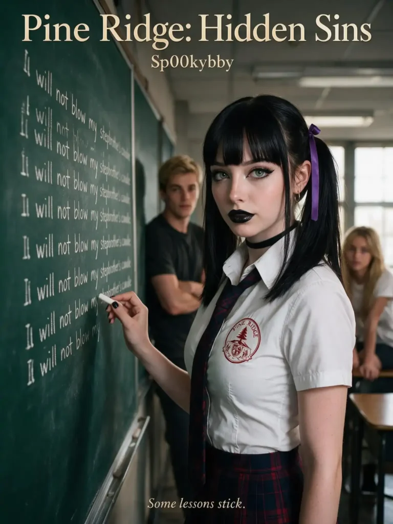 Pine Ridge: Hidden Secrets poster on Candy AI Shorts, featuring Sp00kybby