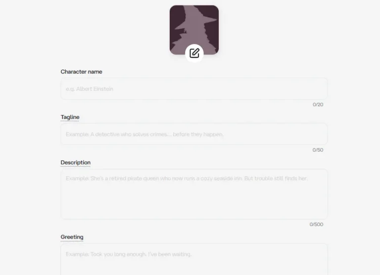 Character AI - Character Creator