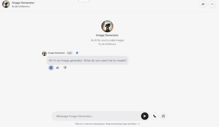 Character AI - Chat with Image Generator