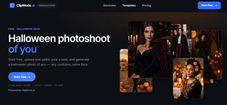 ClipMode AI - Halloween Photoshoot