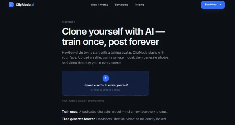 DeepMode AI (Now ClipMode AI) - AI Cloning