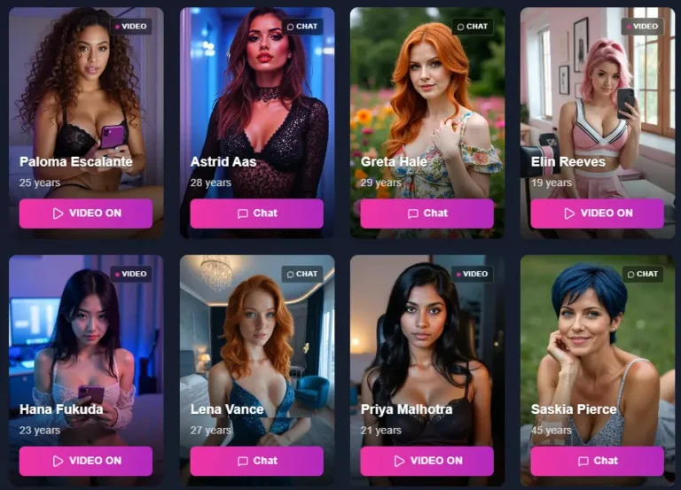 FLIRTcam AI Pre-Built AI Companions