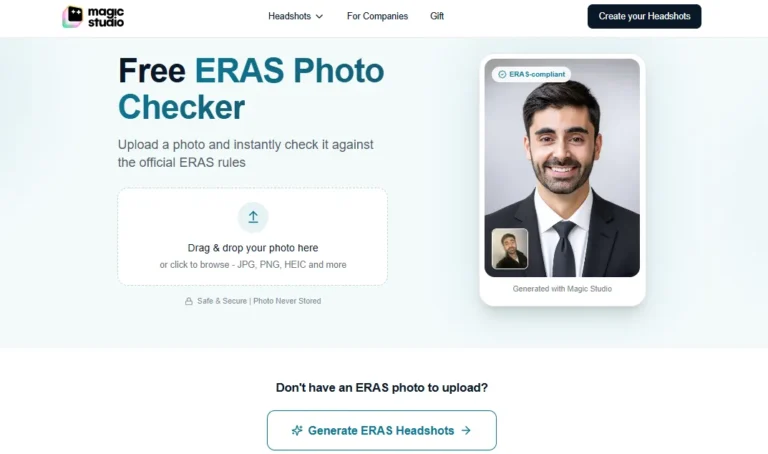 Magic Studio - Free ERAS Photo Checker