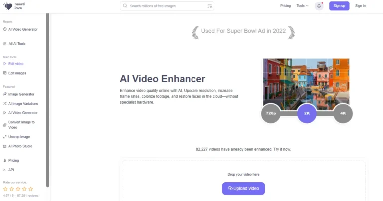 Neural.love - AI Video Enhancer