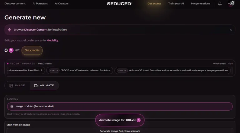 Seduced AI Video Generator