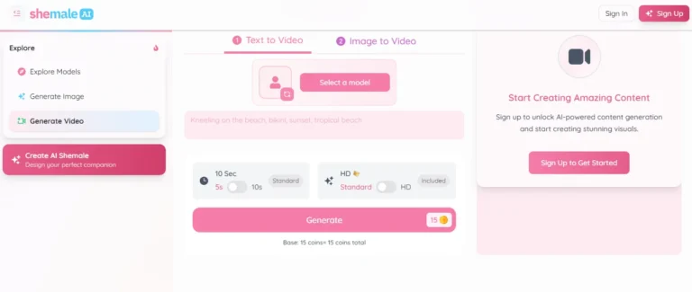 Shemale AI - AI Video Generator
