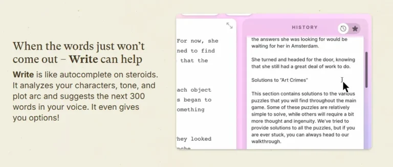 Sudowrite Write