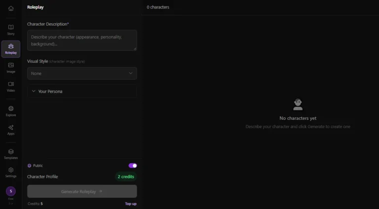 DeepFiction - AI Roleplay